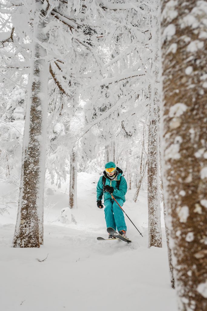 Tree Skiing-Stratton Mountain-March/April Vermont Magazine