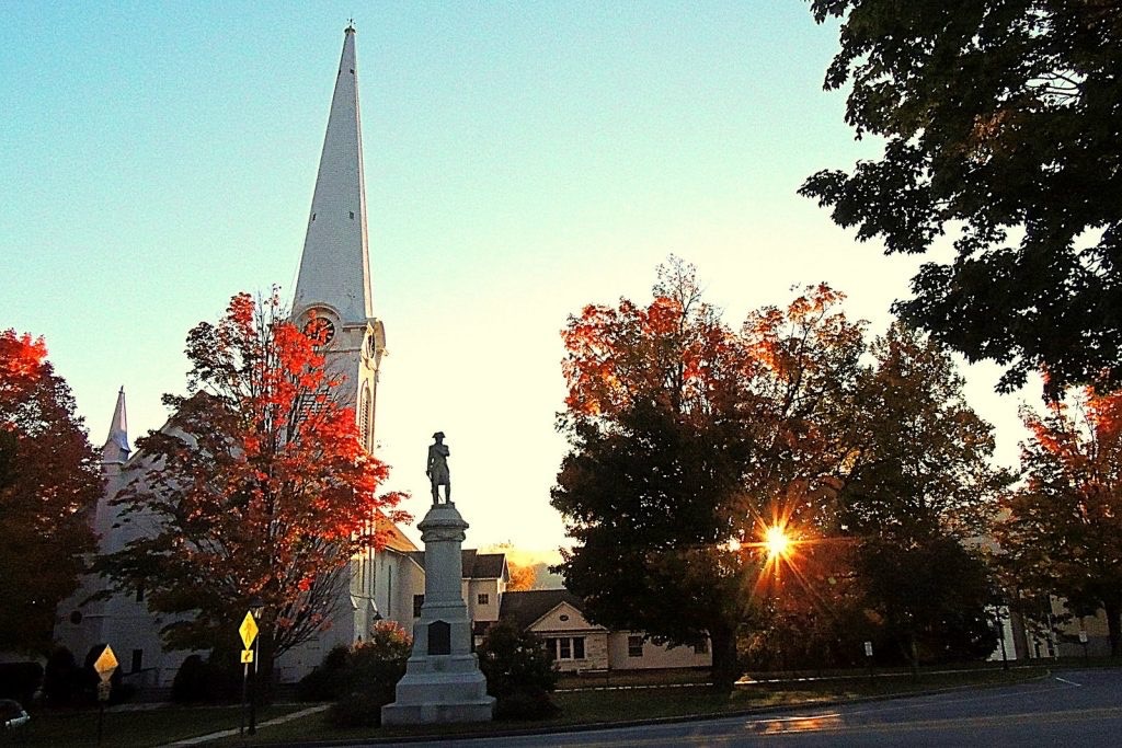Manchester, Vermont during the fall. Photo Credit- Tara Schatz Large