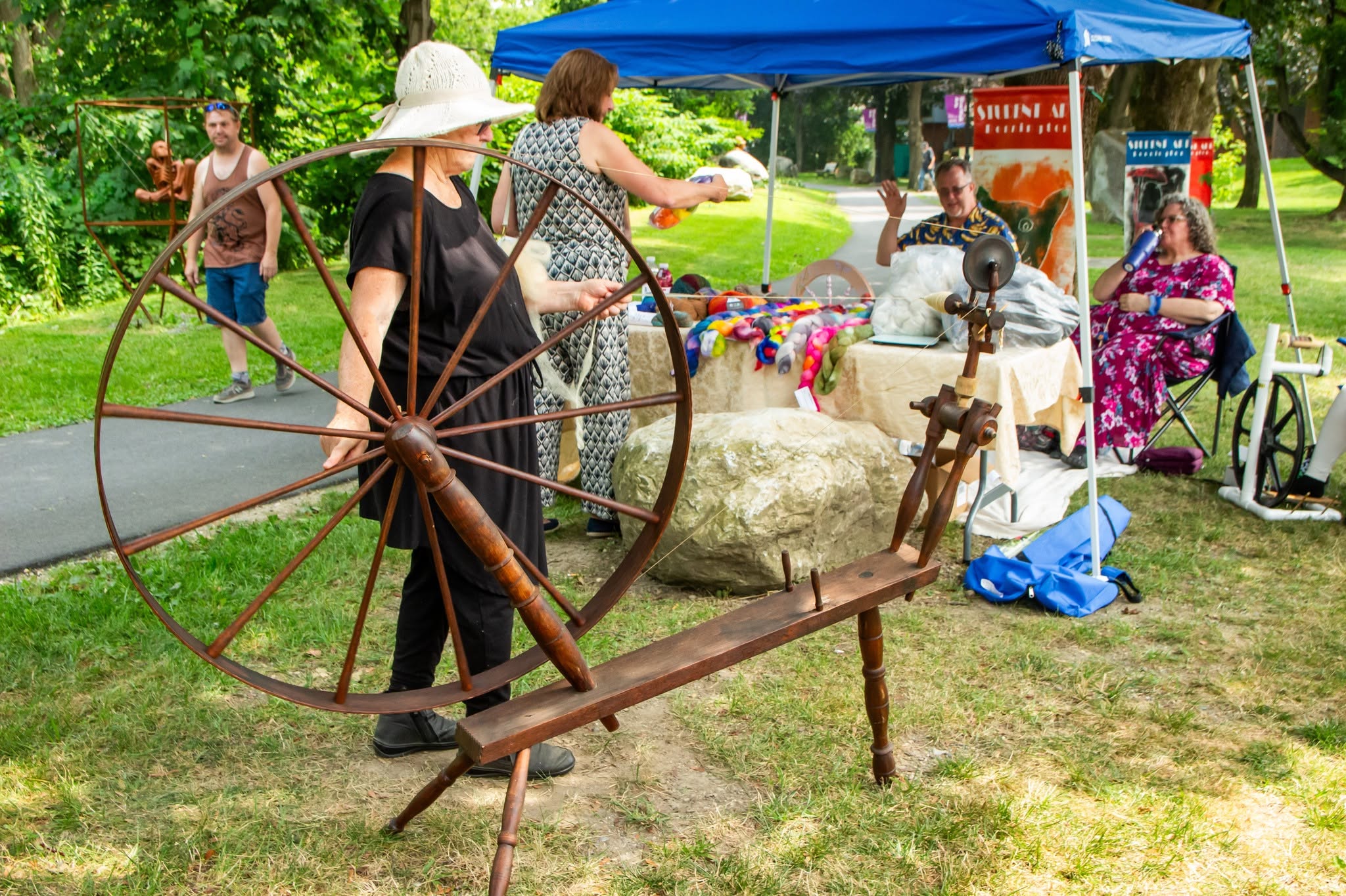 artsfest-Spinning wheel