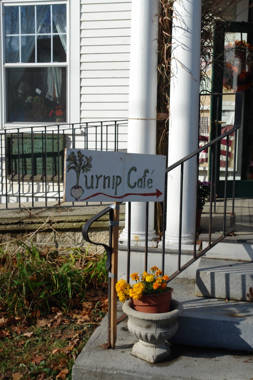 sign turnip cafe Large